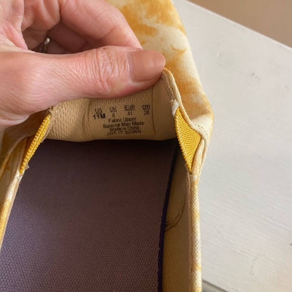 Dr. Scholls Jot it down Yellow Tie Dye Flat Slip On Sneaker 11 NEW - Picture 5 of 5